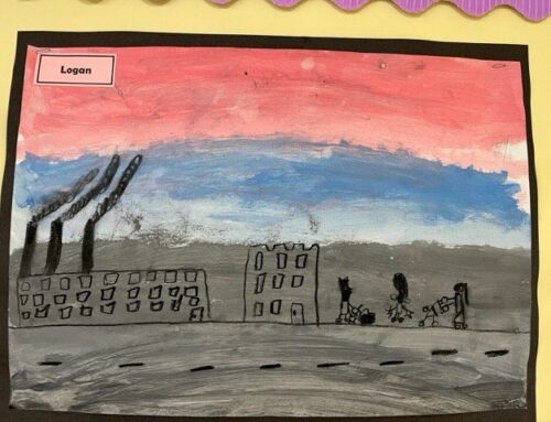 Year 2 take inspiration from LS Lowry