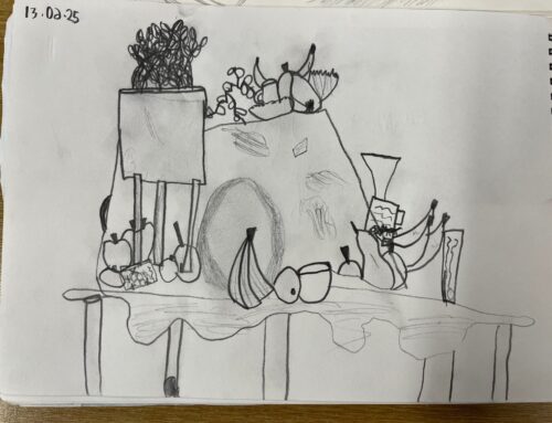 Year 2 Still Life Sketching!