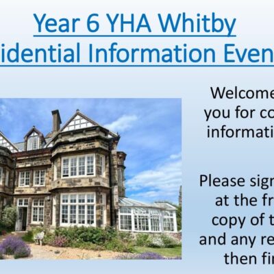 Whitby Information Evening