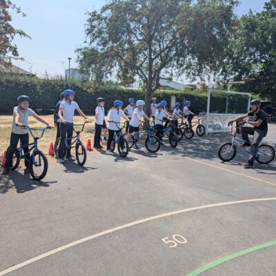 BMX'ing for health week